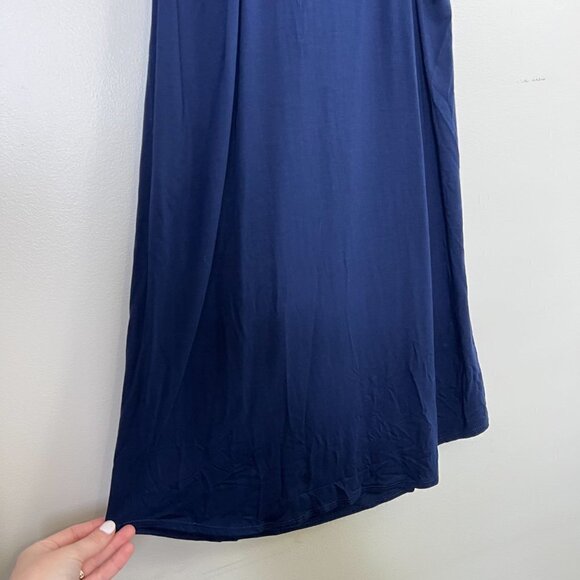 Trina Turk Stretch Jersey Knit Cowl Neck Flowy Loose Longline Tunic Mini Dress - Picture 8 of 12